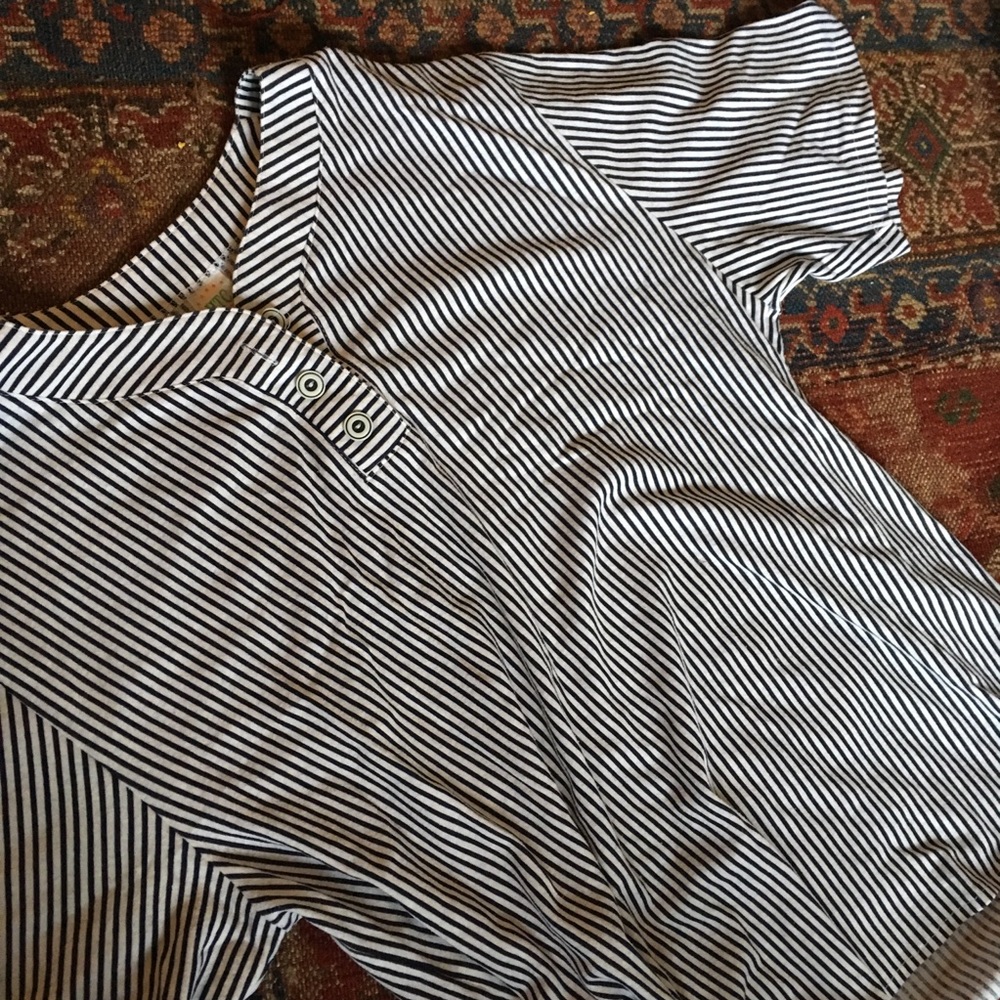 SOLD Vintage striped baseball tee